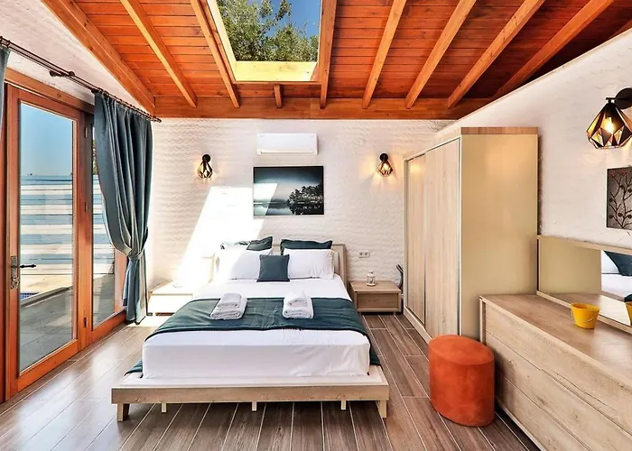 빌라 İslamlar 2 Bedroom Secluded With Private Pool Hot Tub 칼칸